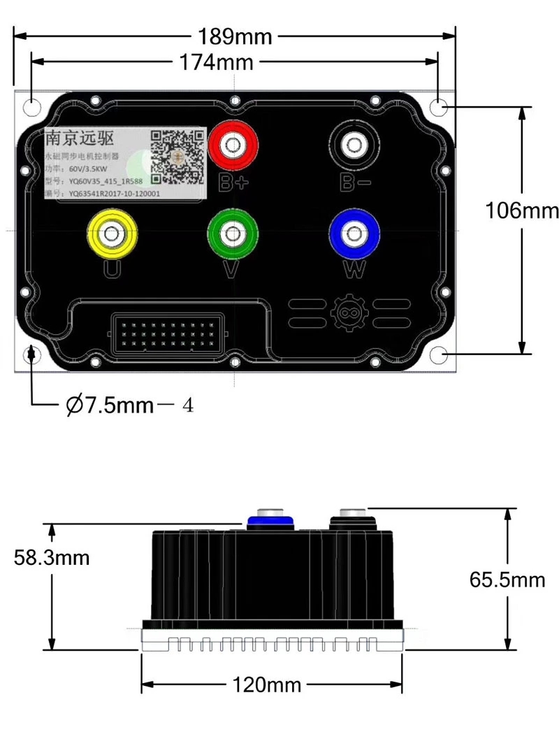 YuanQu FarDriver ND72850 ND848 - Fardriver Nd72850 Controller ulasan dan harga