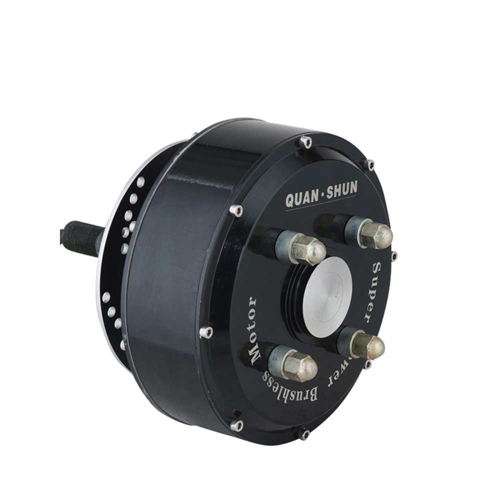 QSMOTOR 1000W Motor Hub Poros  - Ev Electric Motor Conversion Kit Car ulasan dan harga